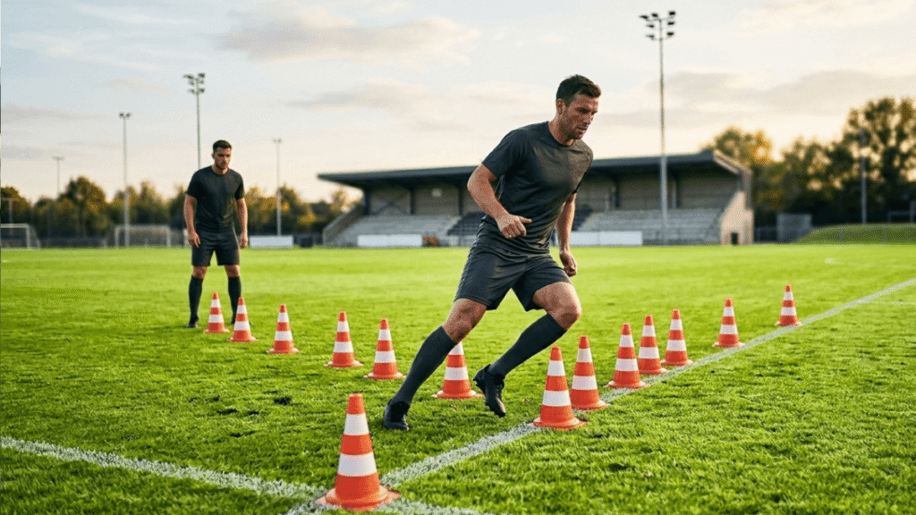 10 Exercícios para Melhorar a Velocidade no Futebol 2 velocidade de um jogador de futebol